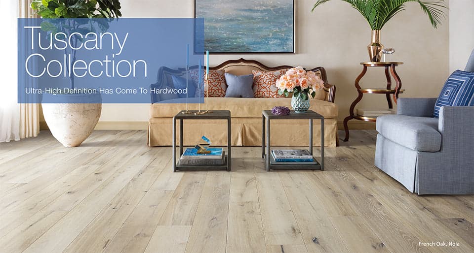 Tuscany Collection — hardwood finish